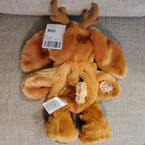 Build a Bear Workshop Jackalope Bunny with Antlers UNSTUFFED Cryptid Plush NEW - Picture 2 of 6